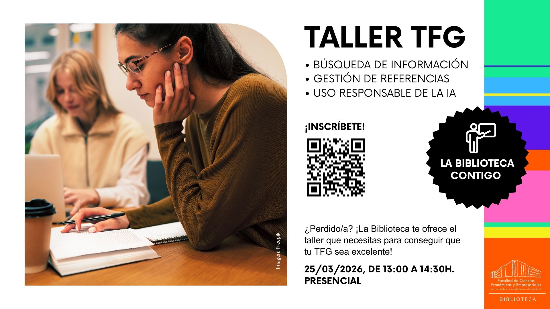 Sesiones de apoyo para el TFG
